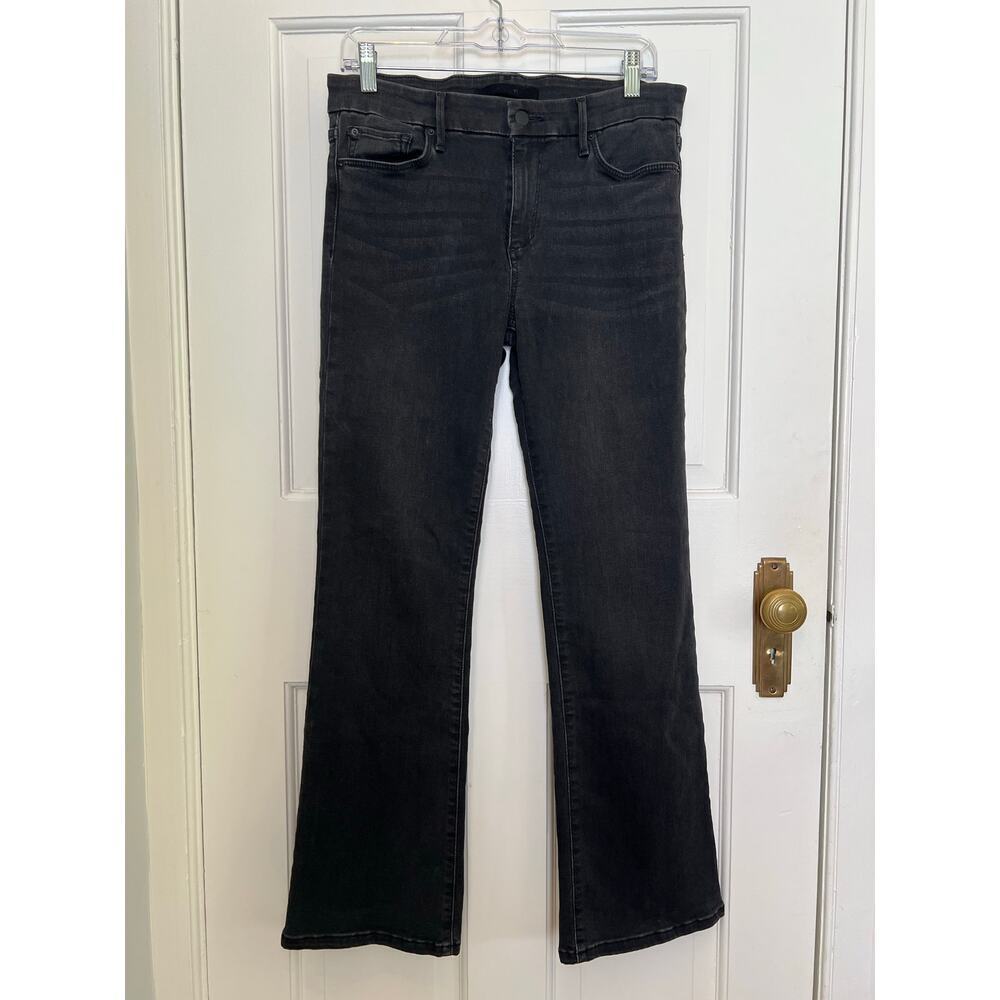 Joe's Jeans The Provacateur Petite Bootcut Black Stretch Womens 29 FLAW